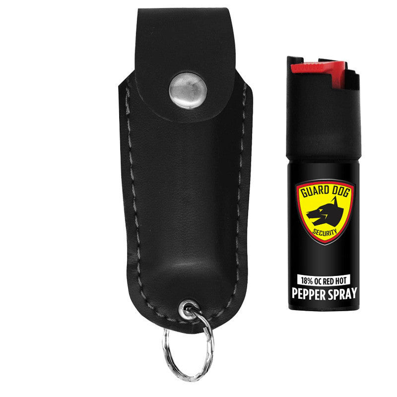 Outdoor Women's Self-defense Spray Bottle Leather Case