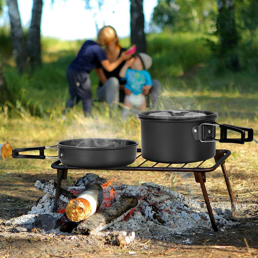 Camping Cooker Outdoor Teapot Combination Picnic Pot Set