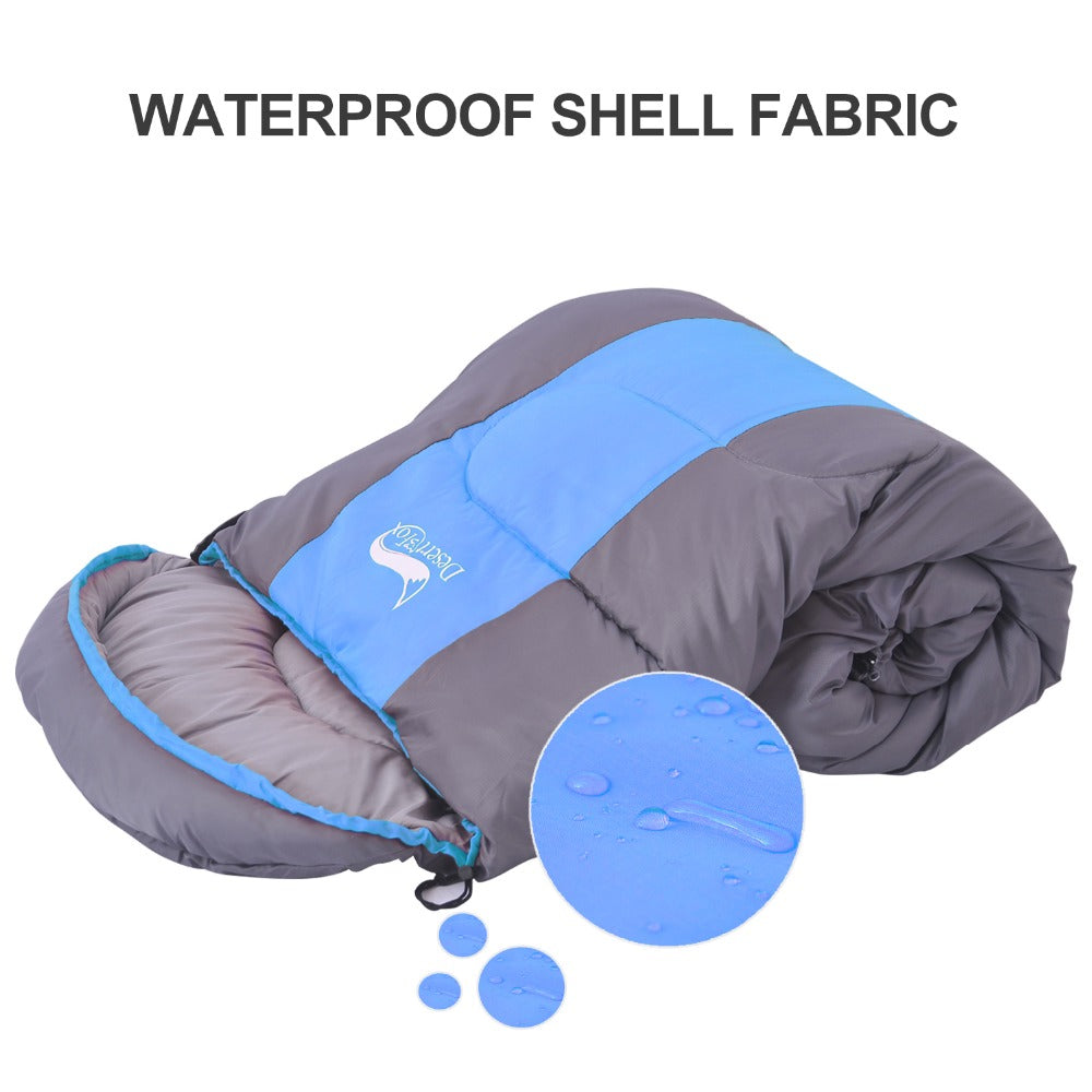 Camping Sleeping Bag Lightweight Warm & Cold Envelope Backpacking Sleeping Bag For Outdoor Traveling Hiking