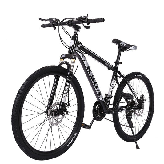 Junior Aluminum Full Mountain Bike, Stone Mountain 26 Inch 21-Speed Bicycle