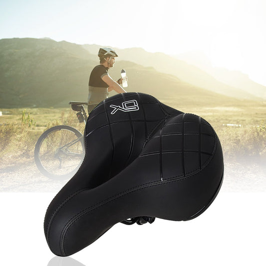 Ergonomic Bicycle Seat Cushion With Anti-vibration Spring And Punched Foam Syste