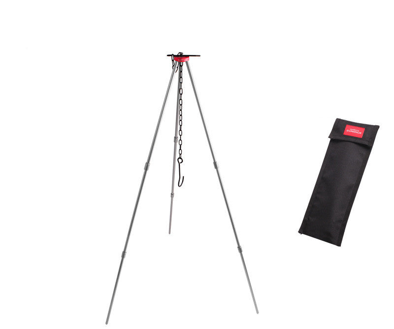 Compatible with Apple, Outdoor Camping Portable Pots Marching Pot Bonfire Tripod Field Survival Equipment
