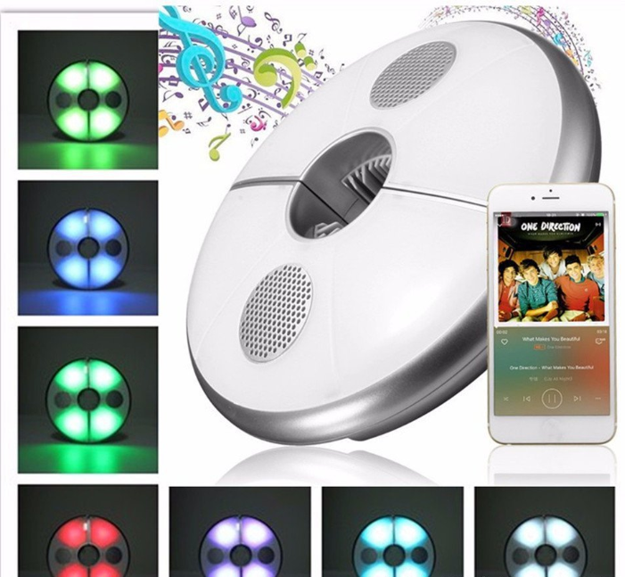 Colorful rhythm Bluetooth umbrella light LED tent light Outdoor multi-function USB charging camping light