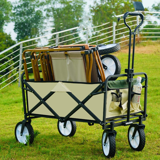 Outdoor Picnic Camping Folding Gathering Trolley