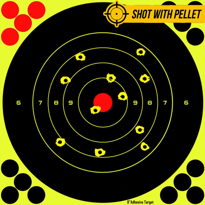 25PCS Splatter 8inch Shot Target