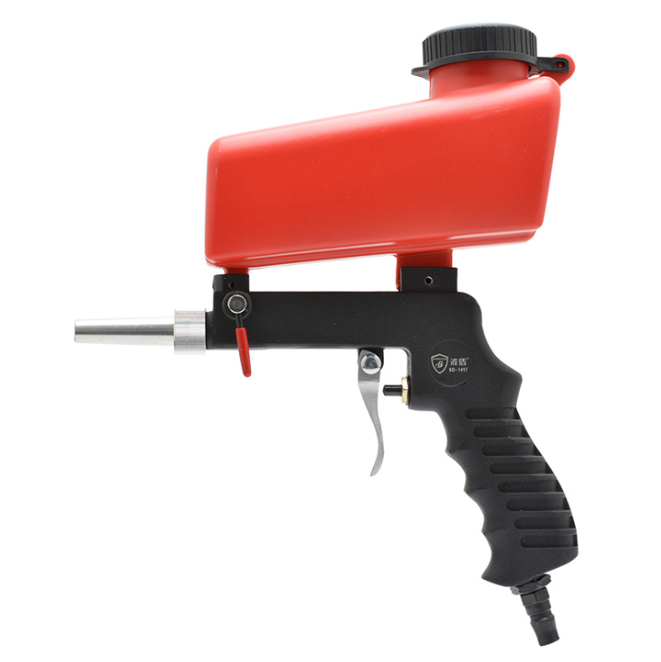 Portable Small Gravity Pneumatic Sandblasting Gun