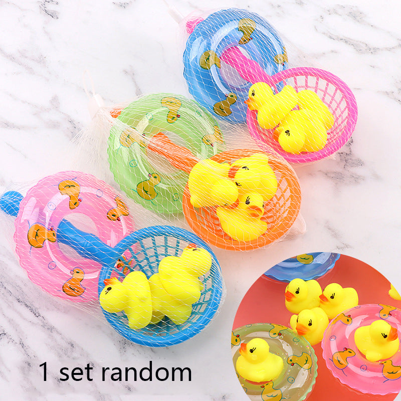 Water Toys Baby Boys And Girls Squeeze And Sound Little Duck 6-12 Months Baby Bath Swimming Suit
