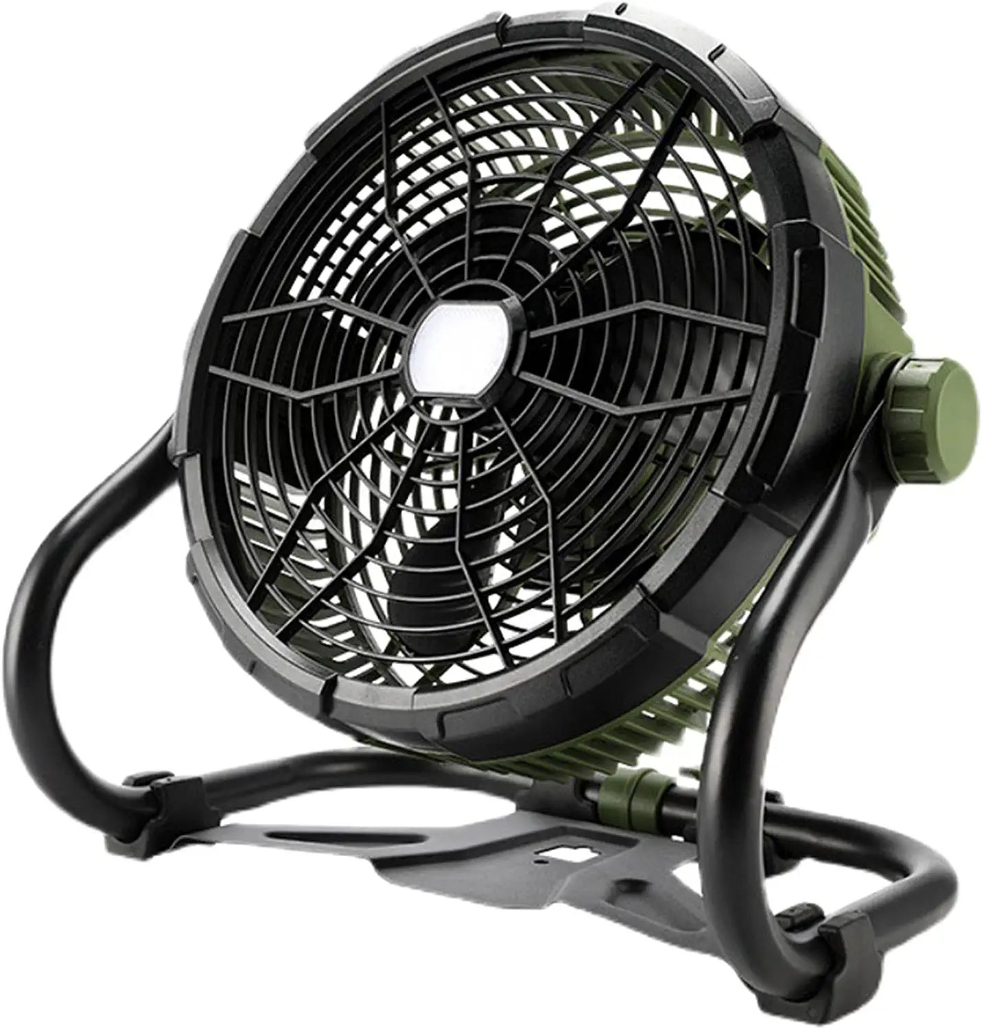 12V Camping Fan With LED Lights