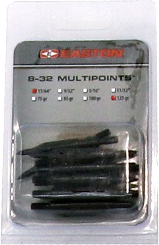 Easton Multi Points 125 Grain - 17/64" 12 Pack Field Points