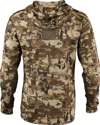 Browning Early Season Hooded - Ls Shirt 1/4 Zip Auric Xx-lrg*