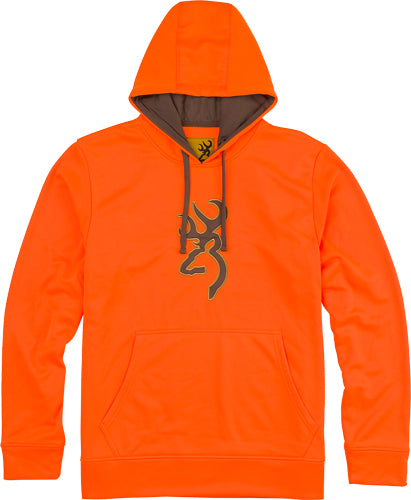 Browning Tech Hoodie Ls - Blaze Orange Large*