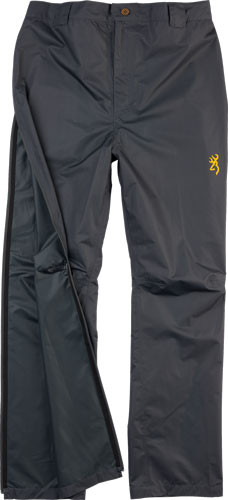 Bg Kanawha Rain Pant Large - Carbon Gray W/leg To Waistzpr!