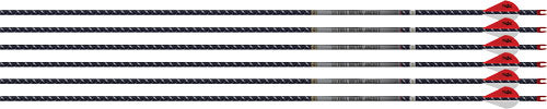 Easton Arrow 4mm Fmj 300 - 6-pack W/ 2" Blazer Vanes