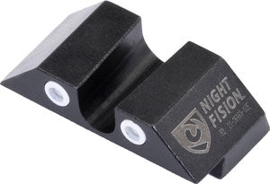 Night Fision Tritium White Dot - "u" Rear For Glock 20/41 Set!