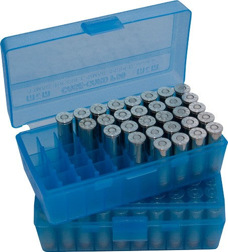 Mtm Deluxe Ammo Box 50-rounds - Rifle .223 Rem To 204 Ruger Cb