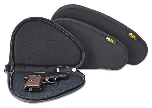 Us Peacekeeper Pistol Case 13" - Black 600 Denier Lockable