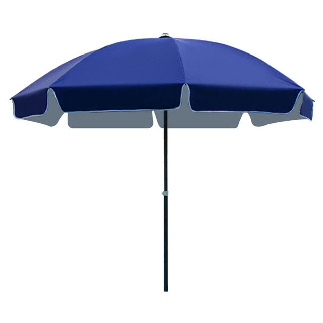 Simple Solid Color Outdoor Sunscreen Umbrella