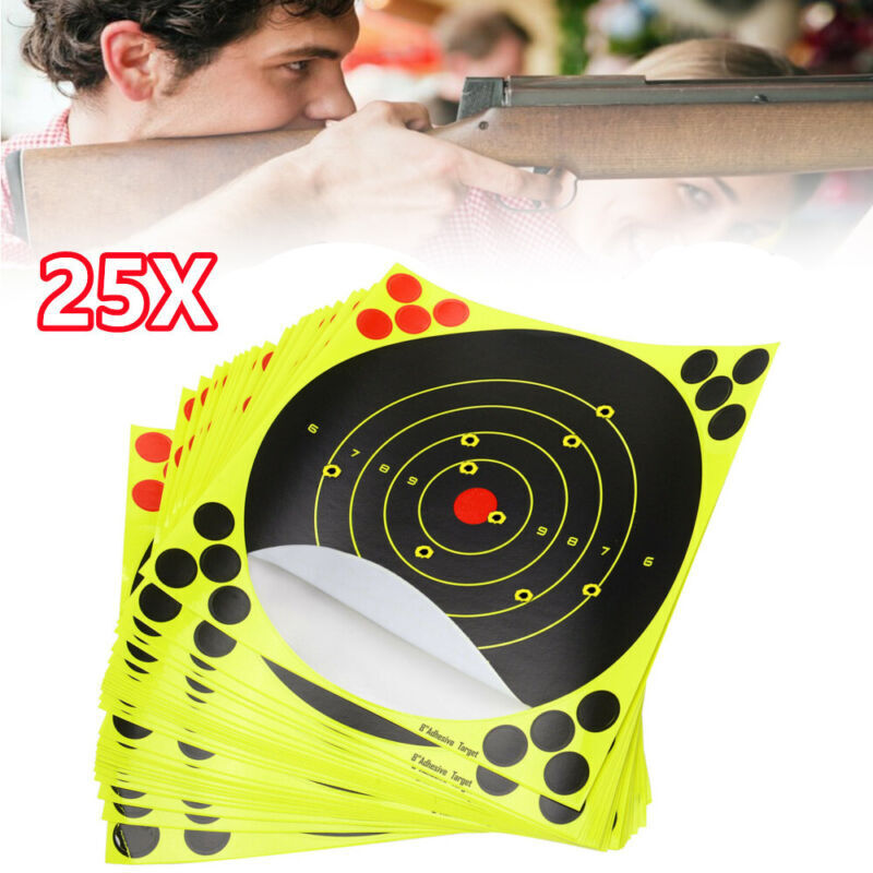 25PCS Splatter 8inch Shot Target