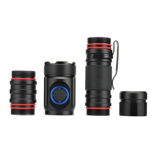 Fashion Simple Rechargeable Powerful Tactical Flashlight