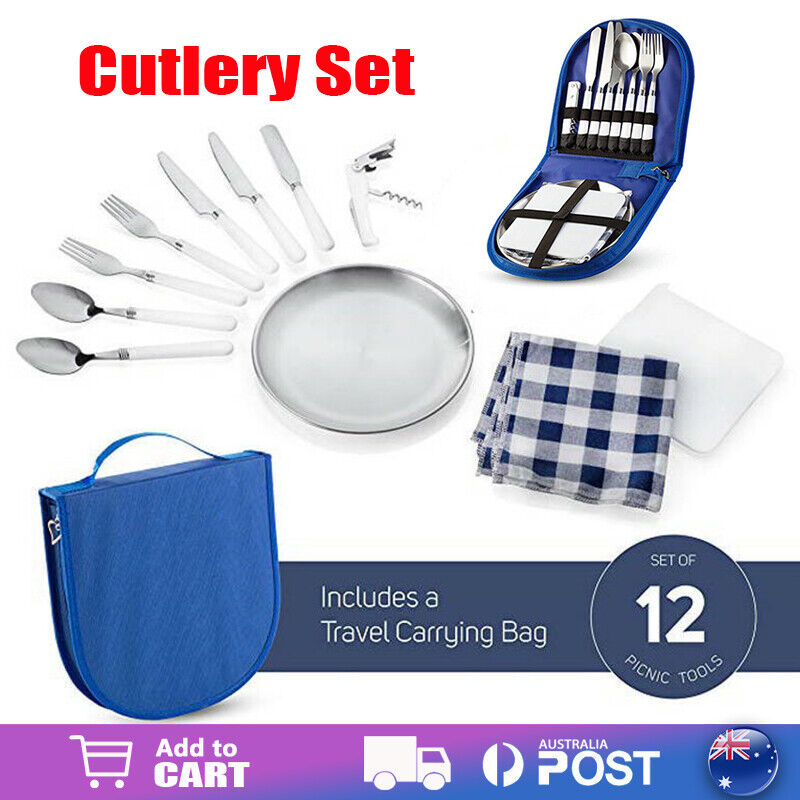 13PCS Camping Cutlery Set
