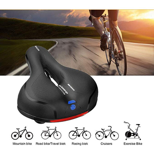 Comfortable Waterproof Memory Foam Bicycle Seat CushionBicycles With Reflective