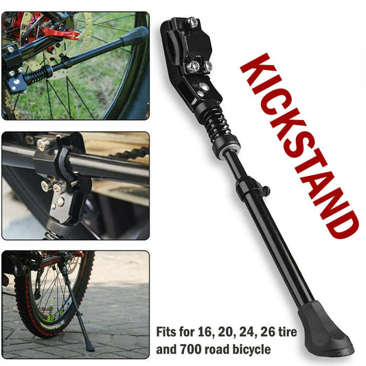 UNIVERSAL Mountain Bike Kickstand Bicycle Kick Stand MTB Road Adjustable Side