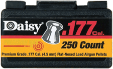 Daisy .177 Flat Head Pellets - 250 Count Belt Pack/ 12pk Case