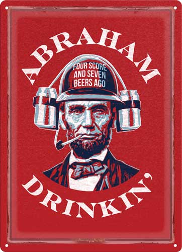 Rivers Edge Sign 12"x17" - "abraham Drinkin"