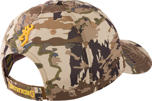 Browning Rimfire Cap Buckmark - Logo Auric Camo Velcro