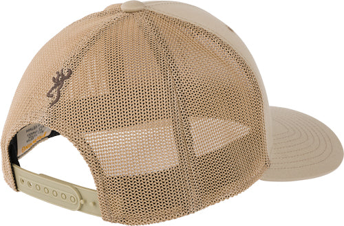 Browning Cap South Pass 110 - Mesh Back Silicone Patch Tan*