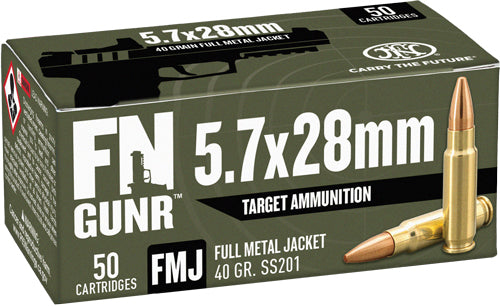 Fn 5.7x28mm 40gr.fmj Ss201 - 50rd 10bx/cs