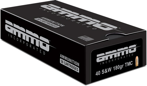 Ammo Inc 40s&w 180gr Tmc - 50rd 20bx/cs