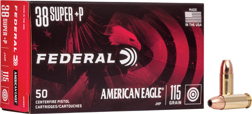 Federal Ae 38 Super+p115gr - Jhp 50rd 20bx/cs