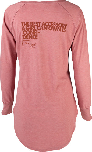 Glock Oem Girl Confidence - Shirt Long Sleeve Small Blush