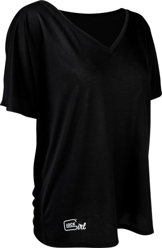 Glock Oem Glock Girl Relaxed V - Neck Large Black