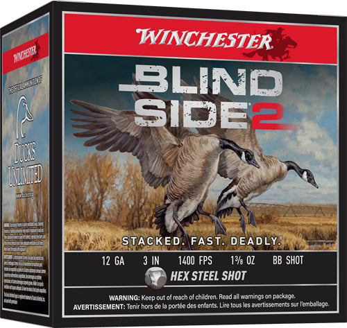 Winchester Blind Side 2 12ga. - 3" 1-3/8oz #bb 25rd 10bx/cs