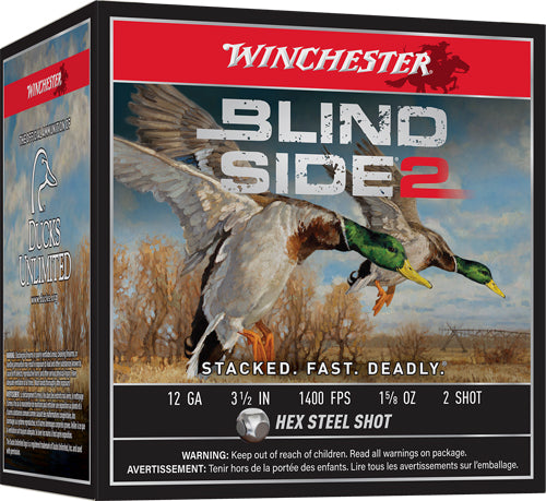 Winchester Blind Side 2 12ga. - 3.5" 1-5/8oz #bb 25rd 10bx/cs