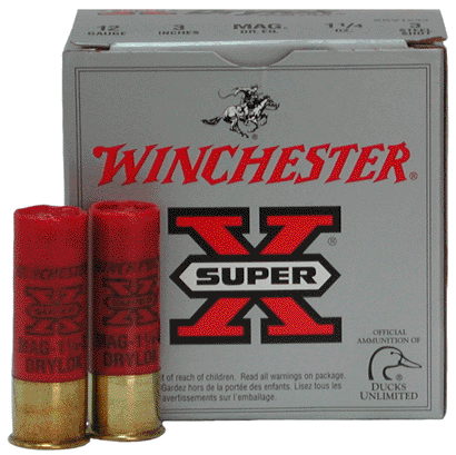 Winchester Drylok 12ga 3" - 25rd 10bx/cs 12ga 1 1/4oz #4