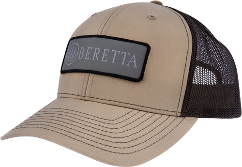 Beretta Cap Sdy Trucker Rect - Patch Mesh Back Khaki/black