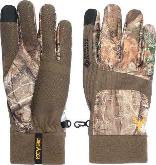 Hot Shot Kodiak Glove With - Windstopper Realtree Edge Lg