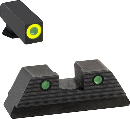 Ameriglo Trit Troopr For Glock - 20/21 3-dot Mos Lumigreenfrnt!