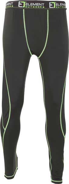 Element Outdoors Base Layer - Thermal Underwear Black Xl