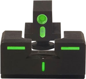 Meprolight R4e Tritium Duty - Sight Set Grn/grn For Glock