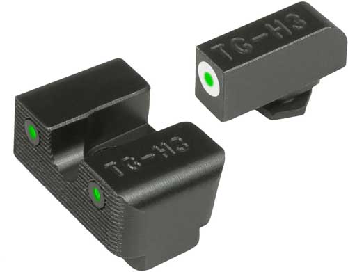 Truglo Sight Set For Glock Hi - Tritium Pro White W/ U-notch