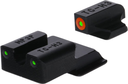 Truglo Sight Set S&w M&p - Tritium Pro Orange W/u-notch