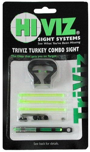 Hiviz Shotgun Deer/turkey Set - Triviz 1/4"-3/8" Vent Ribs